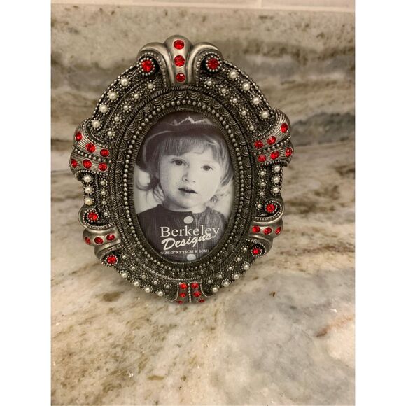 Silver Oval Picture Frame #keepsake #vintage - Picture 2 of 3